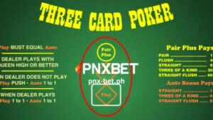 Ang Three Card Poker ay naiiba sa iba pang tradisyonal na mga laro ng card dahil ito ay binuo lamang noong 1994 ni Derek Webb.