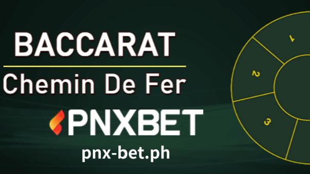 Ang Chemin de Fer ay isang pinarangalan at sikat na bersyon ng Baccarat na malawakang nilalaro sa PNXBET Casino. Hindi tulad ng Baccarat, kung saan ang casino ay nagsisilbing banker para sa laro, sa Chemin de Fer ang mga manlalaro ay humalili sa pagiging banker.